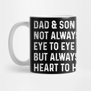 Dad and Son Not Always Eye to Eye Cool Mug